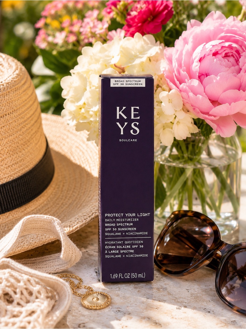 ☀️ KEYS Soulcare Protect Your Light Daily Moisturizer SPF 30 - NIB